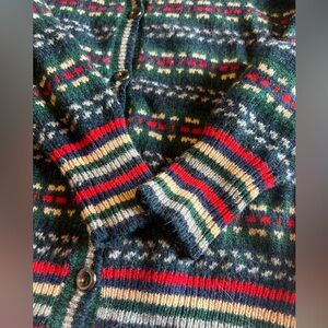 Vintage Aston 100% wool cardigan size medium